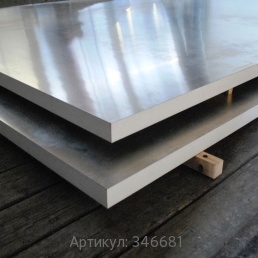 Алюминиевая плита 35x1200x5200 мм АМЦН3 ТУ 1-3-81-90