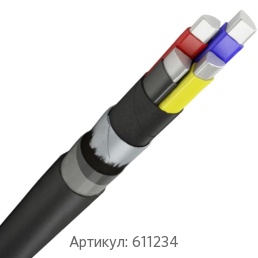 Силовые кабели с пластмассовой изоляцией 4x25x1 мм АПВБбШп ТУ
