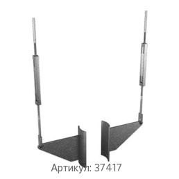 Приварной блок подвески для вертикальных трубопроводов 530x46.1x32 мм 20 ОСТ 34-10-727-93