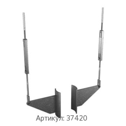 Приварной блок подвески для вертикальных трубопроводов 76x1.5x7 мм AISI 304 ОСТ 34-10-727-93