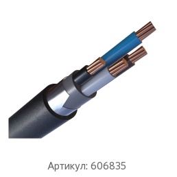 Силовой кабель 5x10 мм ВБШв ГОСТ 16442-80