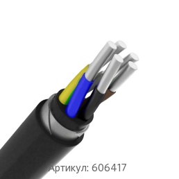 Силовой кабель 2x6 мм АВБШвнг(A)-LS ГОСТ 16442-80