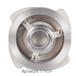 Тарельчатый обратный клапан сварка-сварка 20x20x72 мм AISI 304 DIN SS